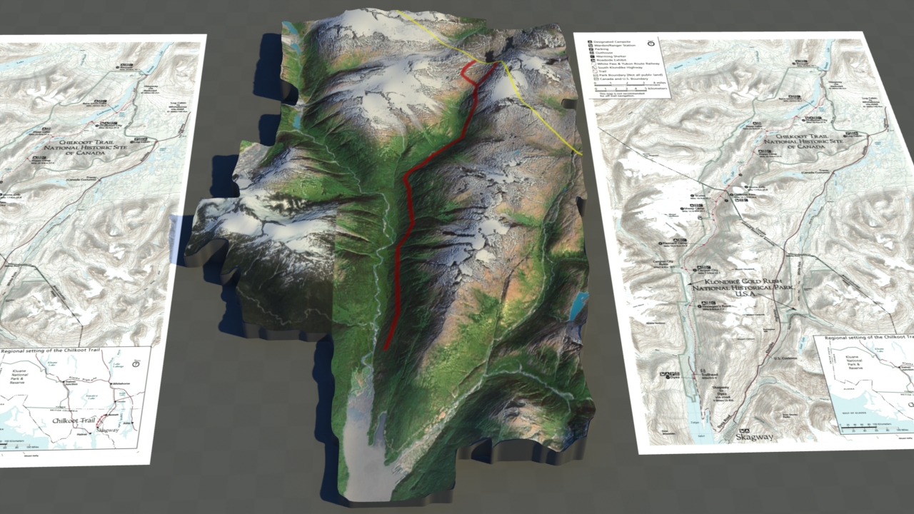 3D maps and geographic documentary